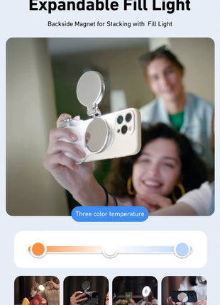 TELESIN Magnetic Camera Grip