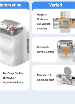 TELESIN Magnetic Camera Grip
