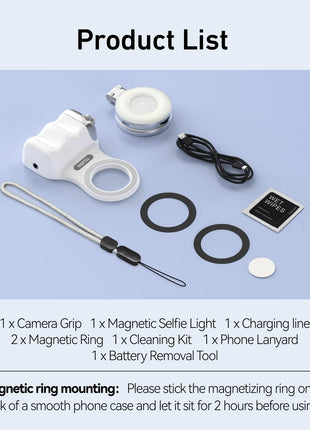 TELESIN Magnetic Camera Grip